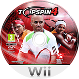 Top Spin 4 Wii disc (R28P54)