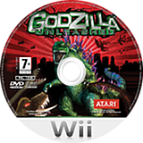 Godzilla Unleashed Wii disc (RGZP70)
