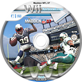 Madden NFL 07 Wii disc (RMDP69)