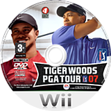 Tiger Woods PGA Tour 07 Wii disc (RT7F69)