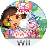 Dora's Big Birthday Adventure Wii disc (SDPP54)