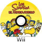 Los Simpson: El Videojuego Wii disc (RSNX69)