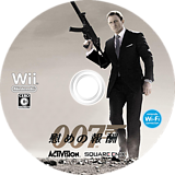 007 慰めの報酬 Wii disc (RJ2JGD)