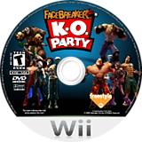 FaceBreaker K.O. Party Wii disc (RFQE69)