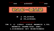 Pac-Man VC-NES cover (FAXE)