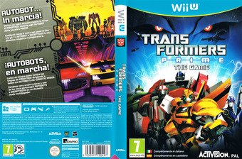 Transformers Prime: The Game WiiU cover (ATRP52)