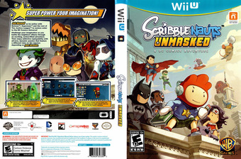 Scribblenauts Unmasked: a DC Comics Adventure WiiU cover (ADCEWR)