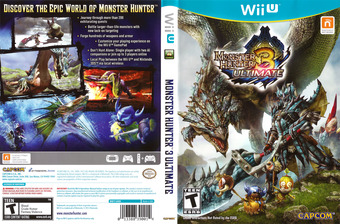 Monster Hunter 3 Ultimate WiiU cover (AHDE08)